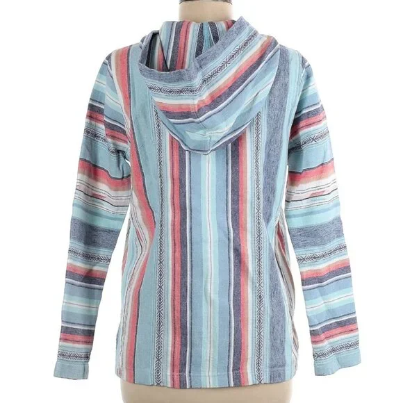 NWT Faherty Baja Sierra Paradise Hooded Pullover Top Tunic W's S $158 Organic - Picture 14 of 17